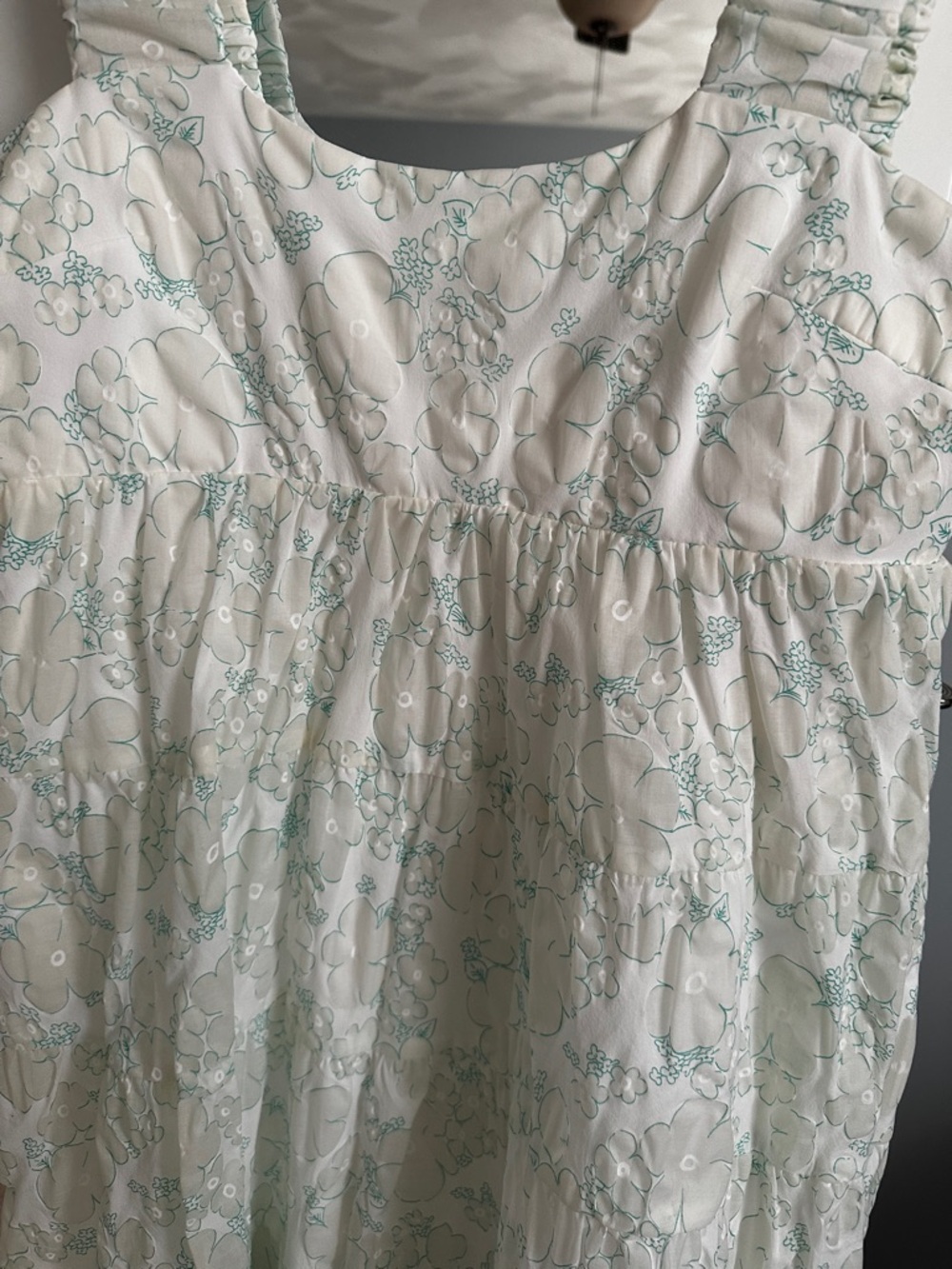 Amanda Uprichard Mint Green Floral Lace Midi Dress - Picture 2 of 6